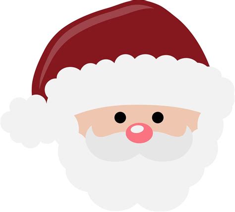 Santa Claus SVG | Silhouette crafts, Christmas stickers, Santa claus