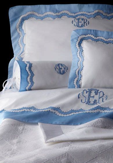 Monogrammed Bed Linens & Bedding