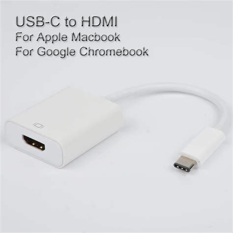 USB 3.1 USB C to HDMI Adapter cable Converter cable for Apple New ...