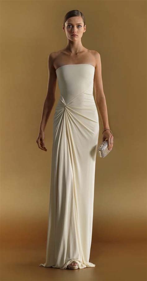 Gucci-strapless-gown-with-front-knot-detail-1 | Dresses, Fashion, Gowns