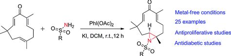 Metal‐Free trans‐Aziridination of Zerumbone: Synthesis and Biological Evaluation of Aziridine ...