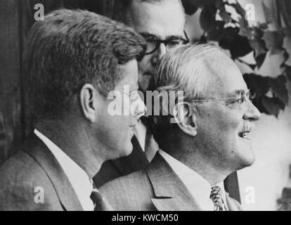 CIA Director Allen Dulles (right) with President-elect John F Stock ...