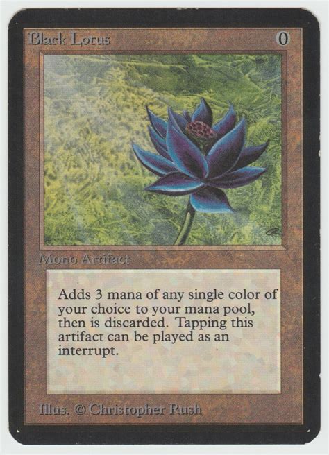 Magic-Style MTG - Black Lotus - ALPHA - EX+ | eBay