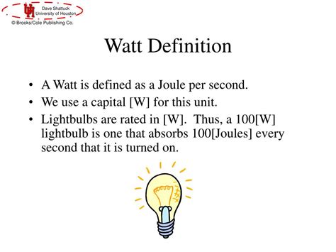 What Is The Definition Of Watt - DEFINITION JKS