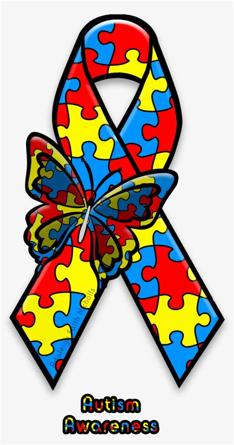 Autism Awareness Ribbon By Adaleighfaith On Deviantart - Autism ...