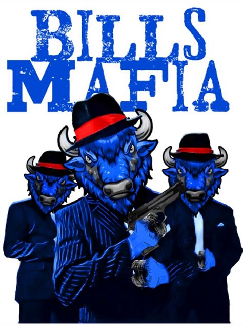 "Buffalo Bills Bills mafia" Poster by AcenFogot | Redbubble