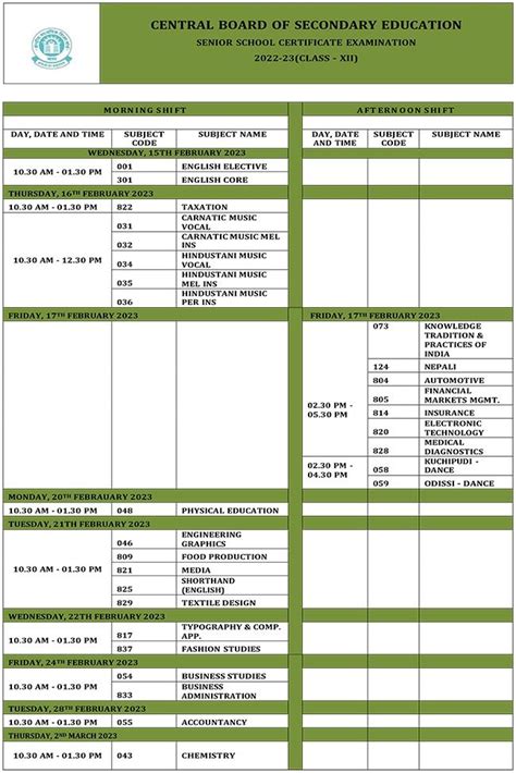 CBSE Class 12 Datesheet 2023 Released? Fake Circular Claims Board Exams ...