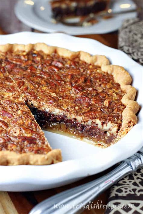 Chocolate Pecan Pie | Let's Dish Recipes