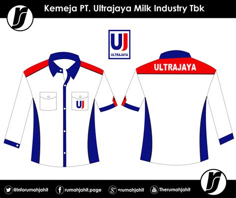 Kemeja PT. Ultrajaya Milk Industry Tbk | Mitra Pengadaan Seragam No 1 di Indonesia