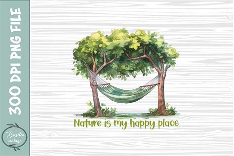 Nature is My Happy Place Graphic by basilio.vintage · Creative Fabrica