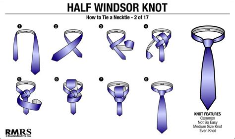 How To Tie The Half Windsor Knot | Necktie Knots