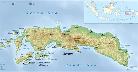 Peta Pulau Seram