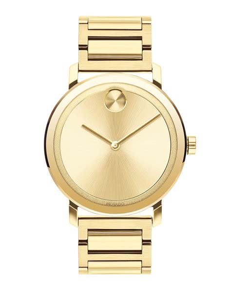 Movado Bold Men's 40mm Bold Evolution Watch, Gold | Neiman Marcus