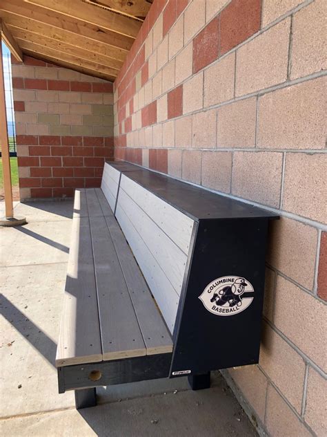 Pin on Baseball Dugout Benches