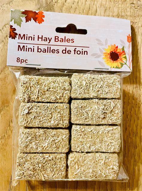 8 pc. Mini Hay Bales | Etsy