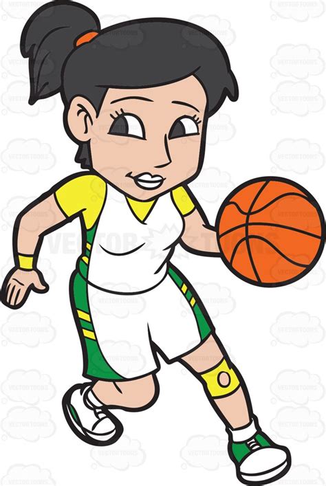 Soccer Girl Cartoon Clipart | Free download on ClipArtMag