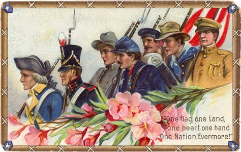 Chromolithograph printed and embossed patriotic postcard -… | Flickr