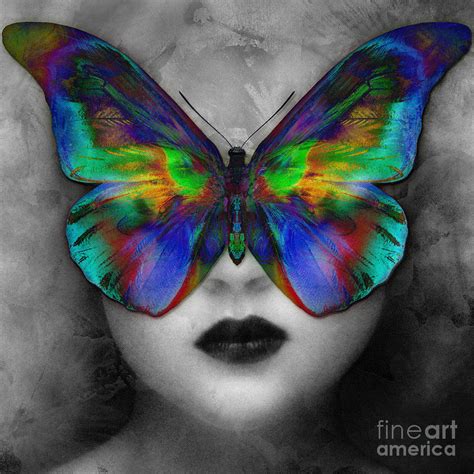 Butterfly Girl Digital Art by Klara Acel