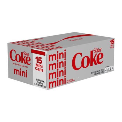 Diet Coke® Soda Mini Cans, 15 pk / 7.5 fl oz - Kroger