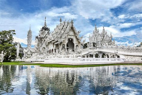 Thailand Chiang Rai Wat Rong Khun Stock Image - Image of august, thailand: 128558367