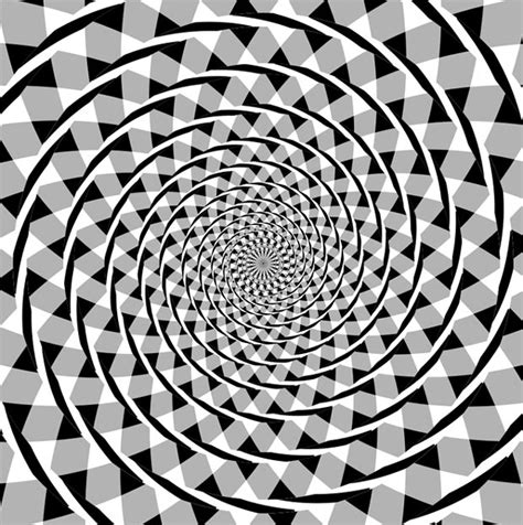 Different Spiral Optical Illusion