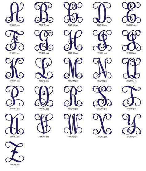 Free Interlocking Monogram Font Svg Download | semashow.com