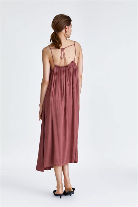 LONG CAMISOLE DRESS - View all-DRESSES-WOMAN | ZARA Romania | Dresses, Camisole dress, Womens ...