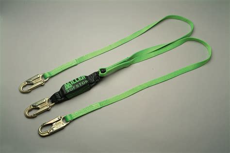 Diamond Tool: Miller 8798T/6FTGN Two-Legged 6ft Nylon Web Lanyard with 3 Lo