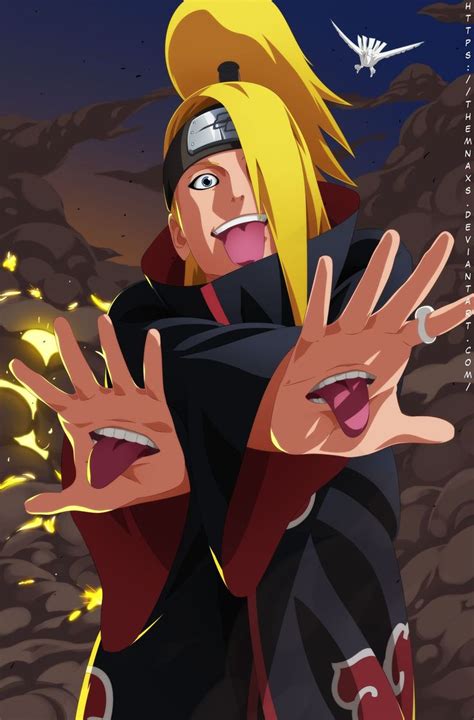 Deidara by themnaxs on DeviantArt | Naruto uzumaki shippuden, Otaku anime, Wallpapers naruto