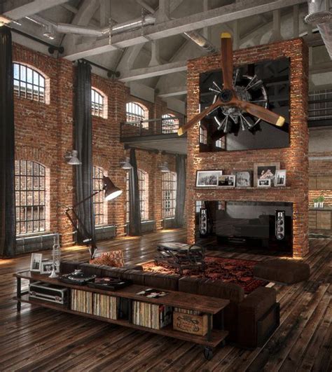 Industrial Loft Living Room