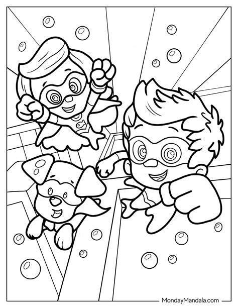 22 Bubble Guppies Coloring Pages (Free PDF Printables)