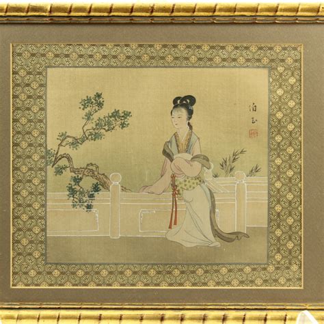 GoodLife Auctions - Lot 2419, Vintage Chinese Silk Painting For Sale