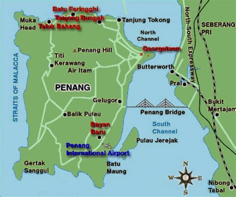 Penang Guide: Geography