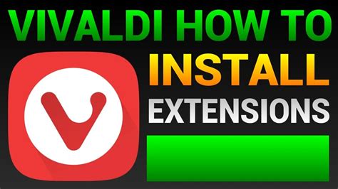 How To Add Extensions In Vivaldi Browser (Install Extension)