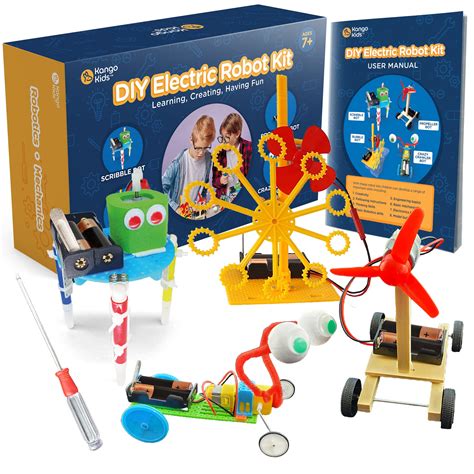 KangoKids Robot Kit - Learn Engineering with a DIY Robotics Kit with 4 ...