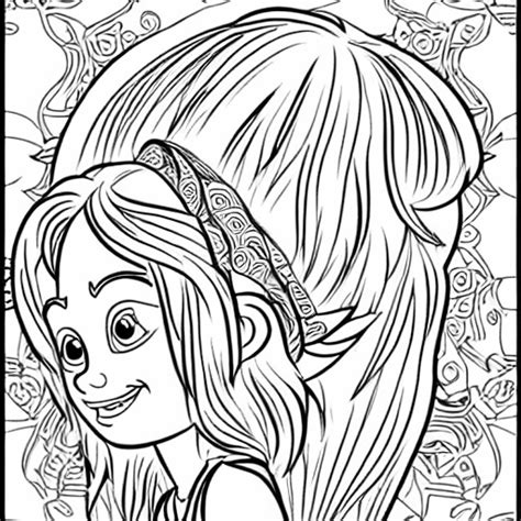 "mia and me" coloring page | COLOR anything