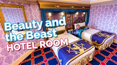 Inside the GORGEOUS Beauty and the Beast Hotel Room at Tokyo Disneyland Hotel - YouTube