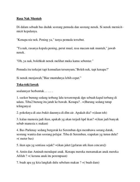 Pantun Soalan Dan Jawapan / Pantun Teka Teki Worksheet - Saran dong