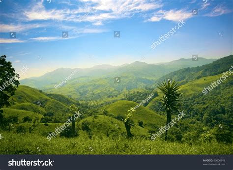 Hills And Mountains In Costa Rica Stock Photo 50008948 : Shutterstock