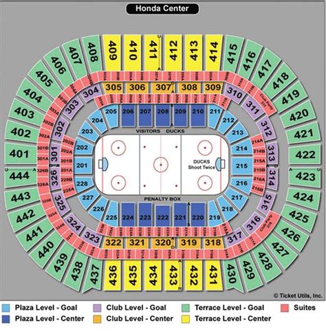 Ticketmaster Anaheim Ducks Seating Chart