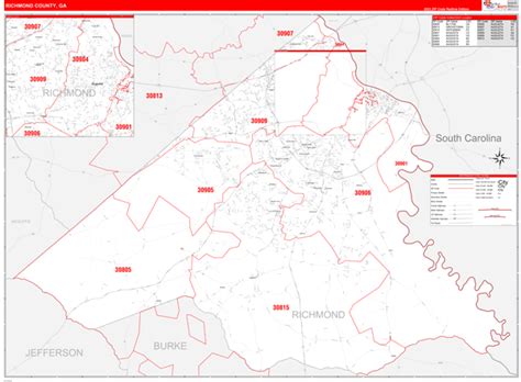 Maps of Richmond County Georgia - marketmaps.com