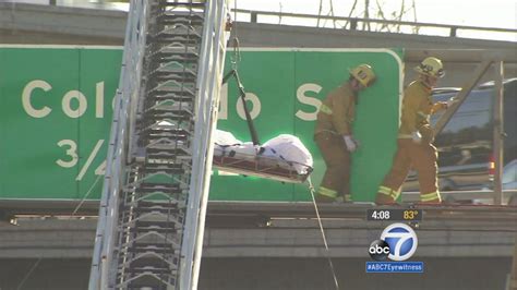 Victim ejected onto 5 Freeway sign after crash near Griffith Park [Video]