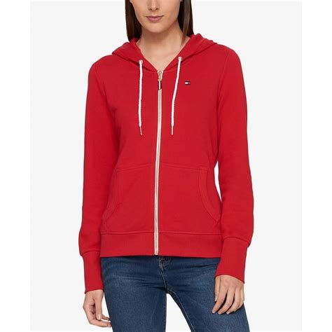 Tommy Hilfiger Women's French Terry Hoodie, Created for Macy's Women's ...