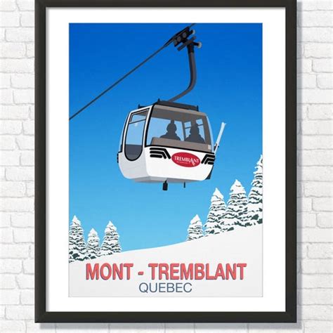 Mont Tremblant Printable Ski Map Ski Map - Etsy