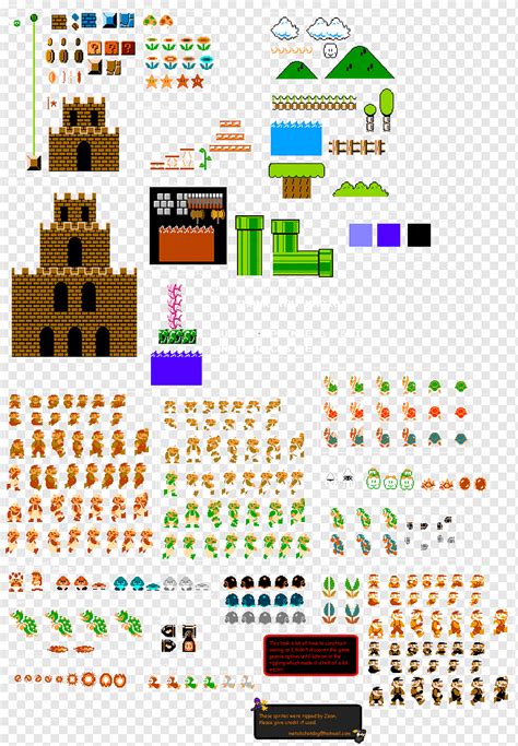 Alette Super Mario Maker Smw Sprite Sheet Png Image With Transparent | The Best Porn Website