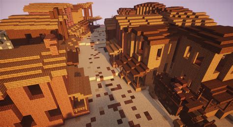 a western town Minecraft Map