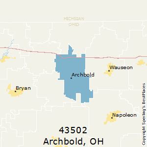 Archbold (zip 43502), OH