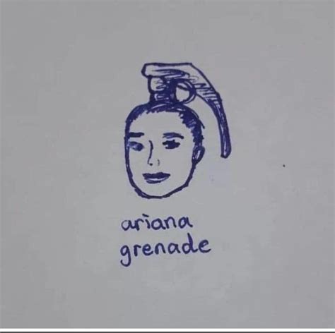 Ariana Grenade Meme Drawing