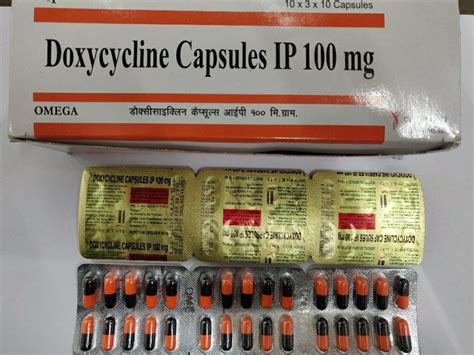 Omega Doxycycline 100mg Capsules at Rs 22/strip of 10 capsules | Doxycycline Tablet | ID ...