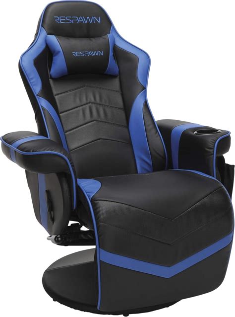 RESPAWN RSP-900-BLU Gaming Chair 35.04" - 51.18" D x 30.71" W x 37.01 ...